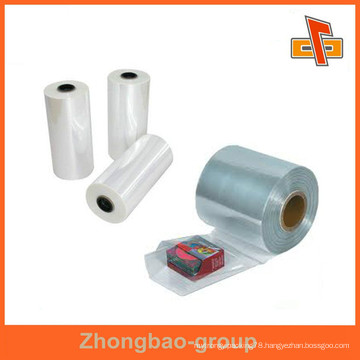 Moisture Proof Feature transparent thermo PVC shrink film for cosmetic/food storage boxes,semi-tube packaging